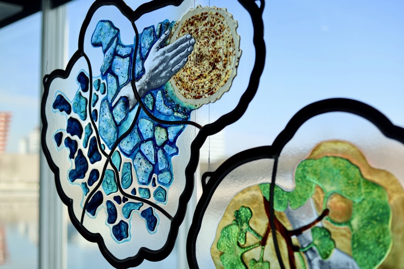Workshoparrangement Craft Now! glas-in-lood met Emmy van de Grift